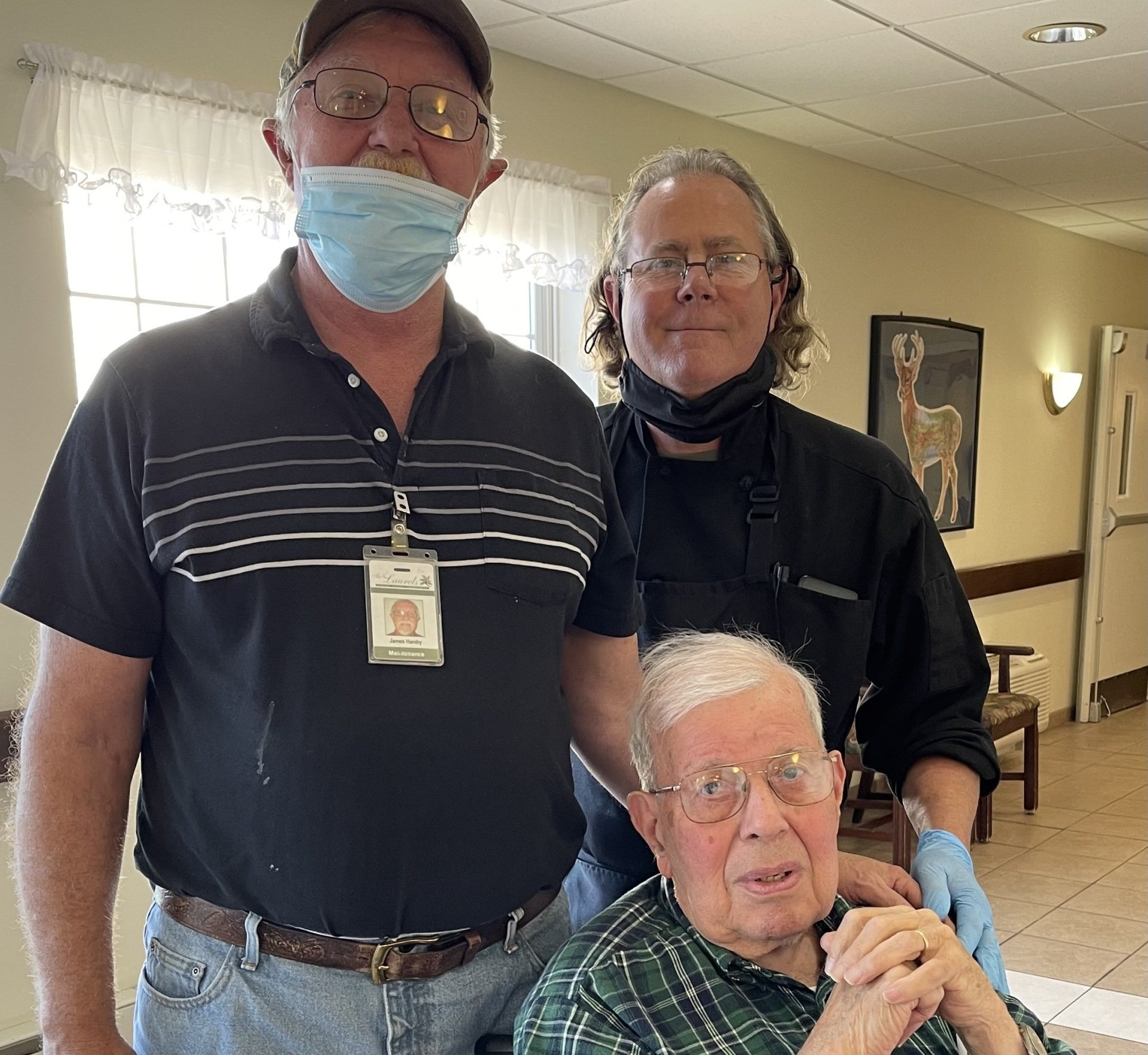 Senior Eating Their Meals — Hazleton, PA — Laurels Senior Living Community Senior Eating Their Meals — Hazleton, PA — Laurels Senior Living Community
