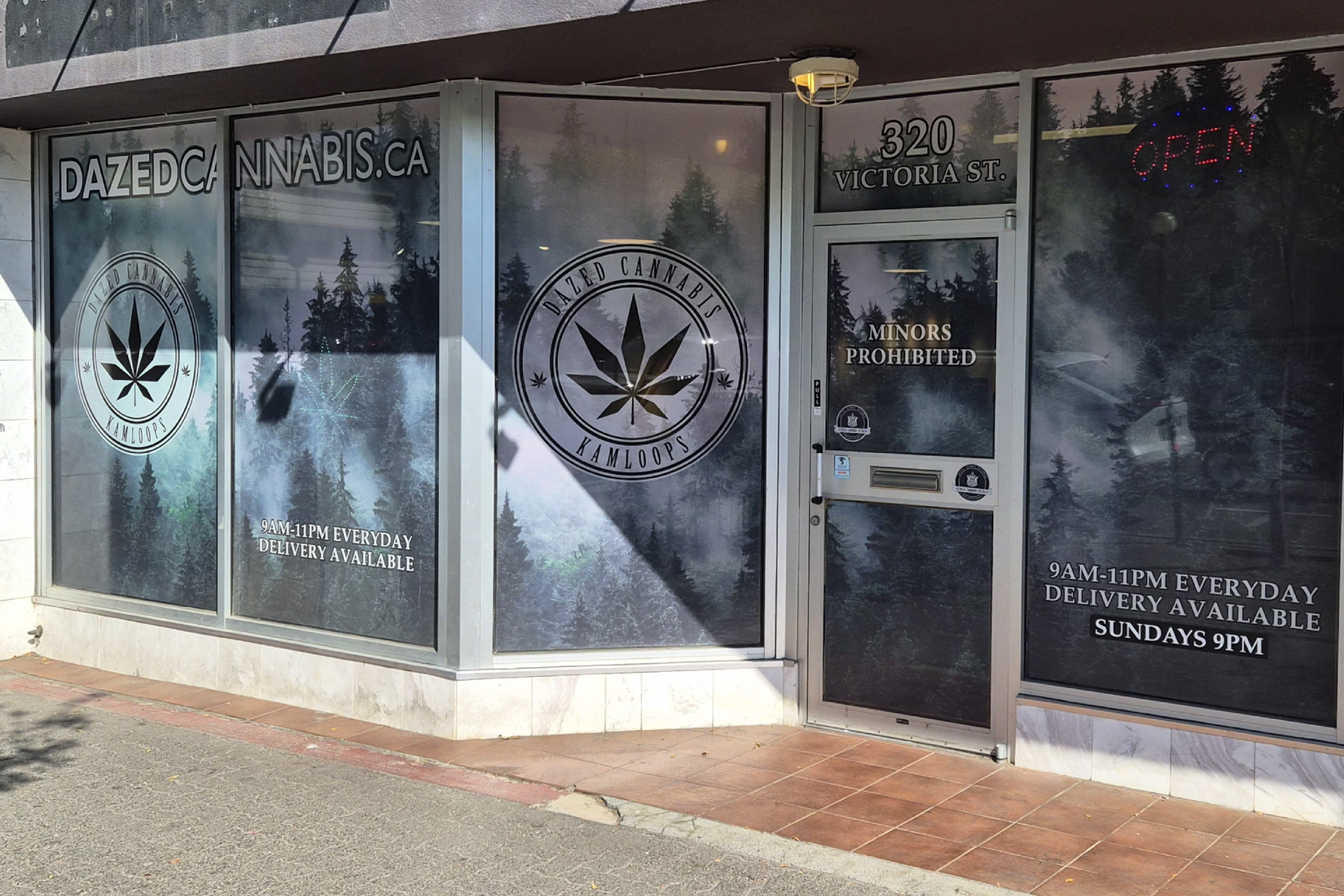 Dazed Cannabis storefront

320 Victoria St, Kamloops
Cannabis delivery