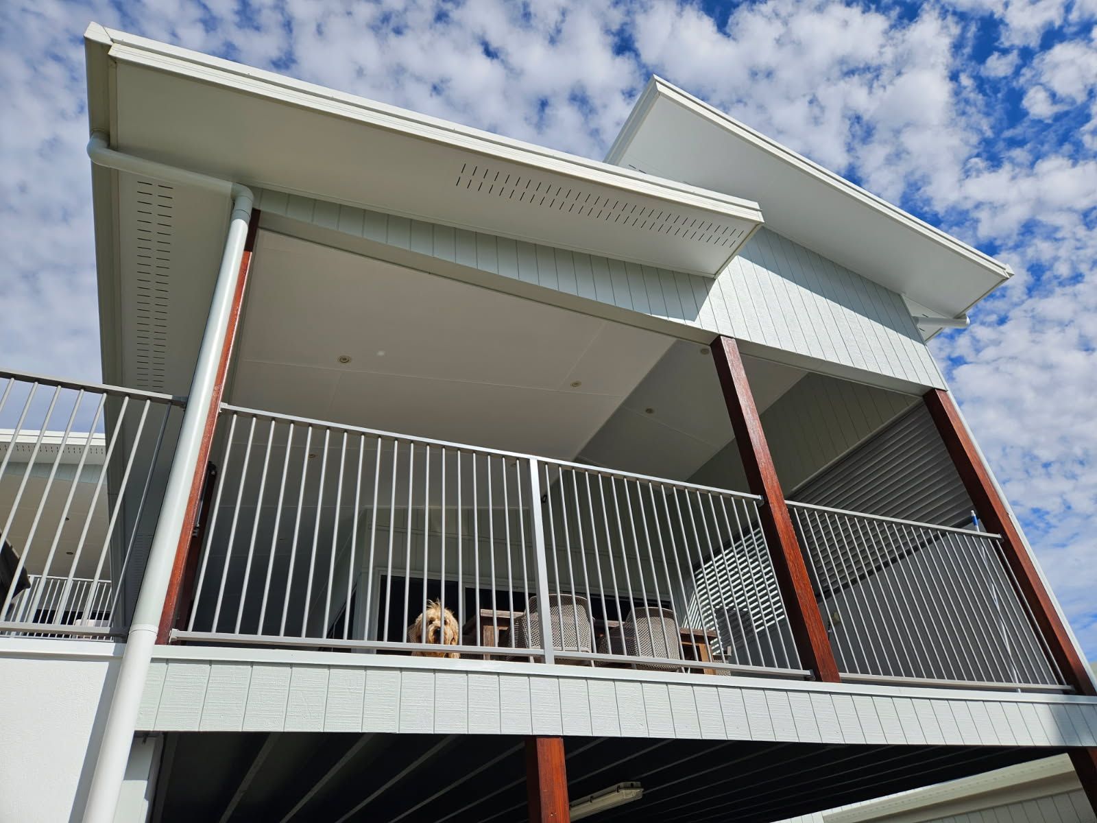 A Low-Angle View of A House Balcony — Priority Painters in Tannum Sands, QLD