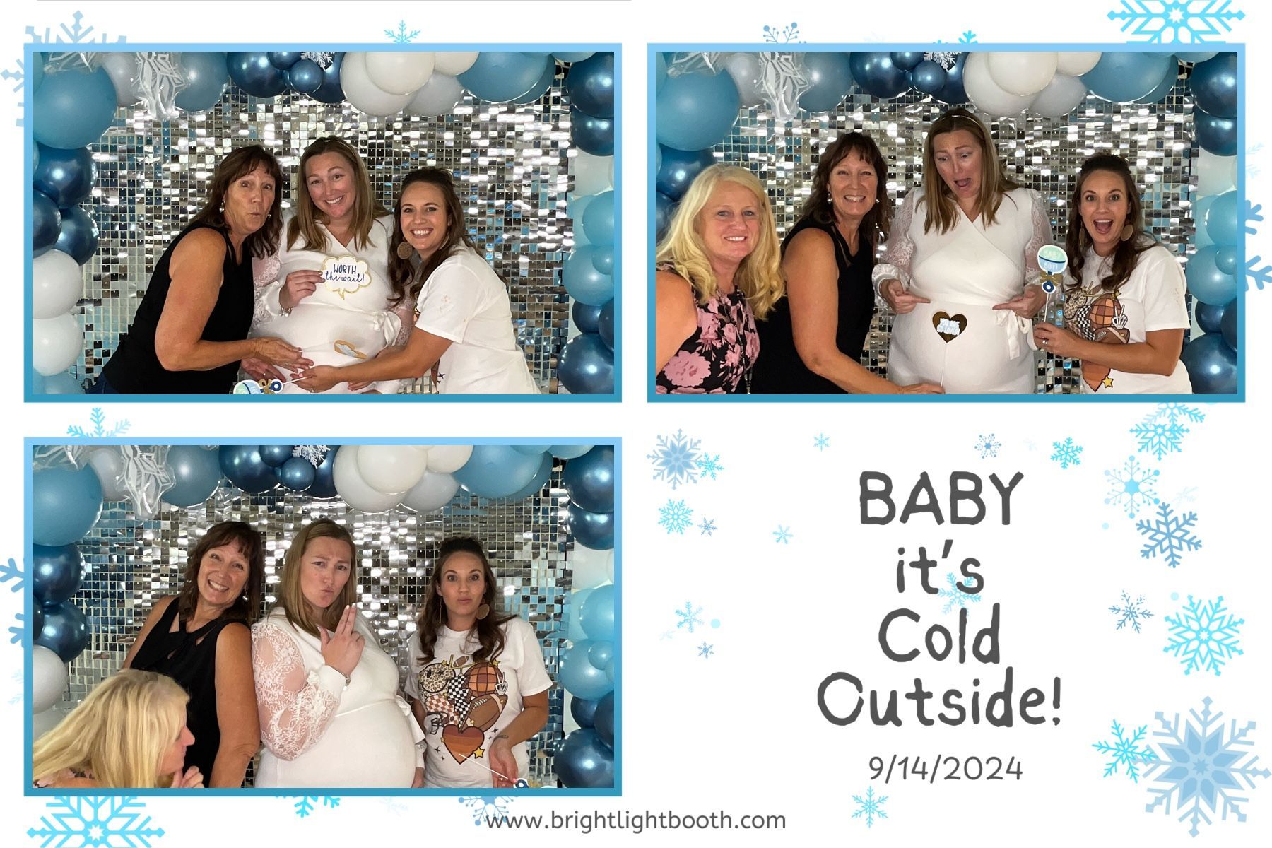 Bride and groom enjoying a luxury wedding photo booth at an estate wedding in Perris, California