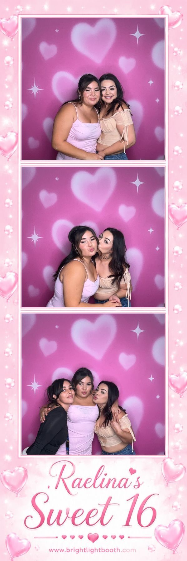 Raelina and her mom creating memories with our Luxury Prints Photo Booth in Yucaipa, CA