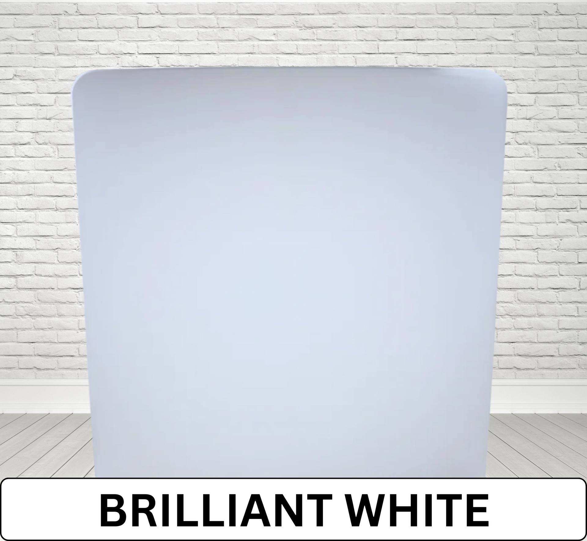 brilliant white photo booth backdrop