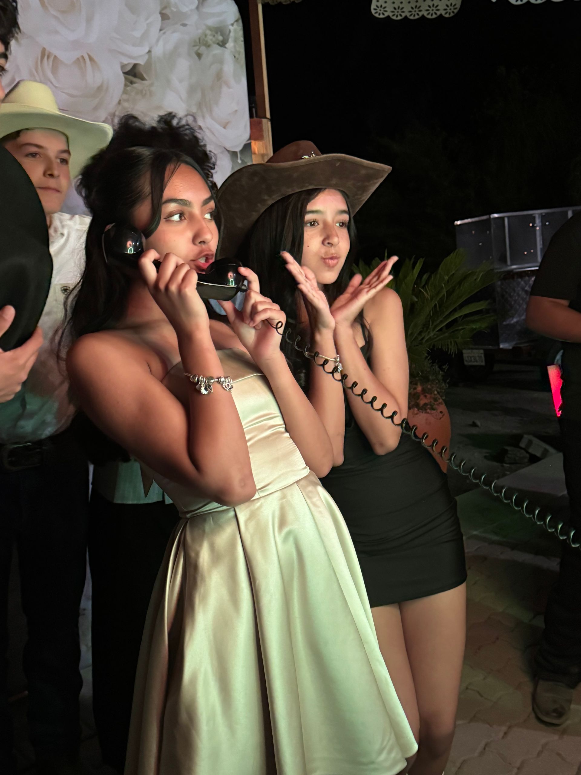 Guests leaving a Video Guestbook message at Lily’s Quinceañera
