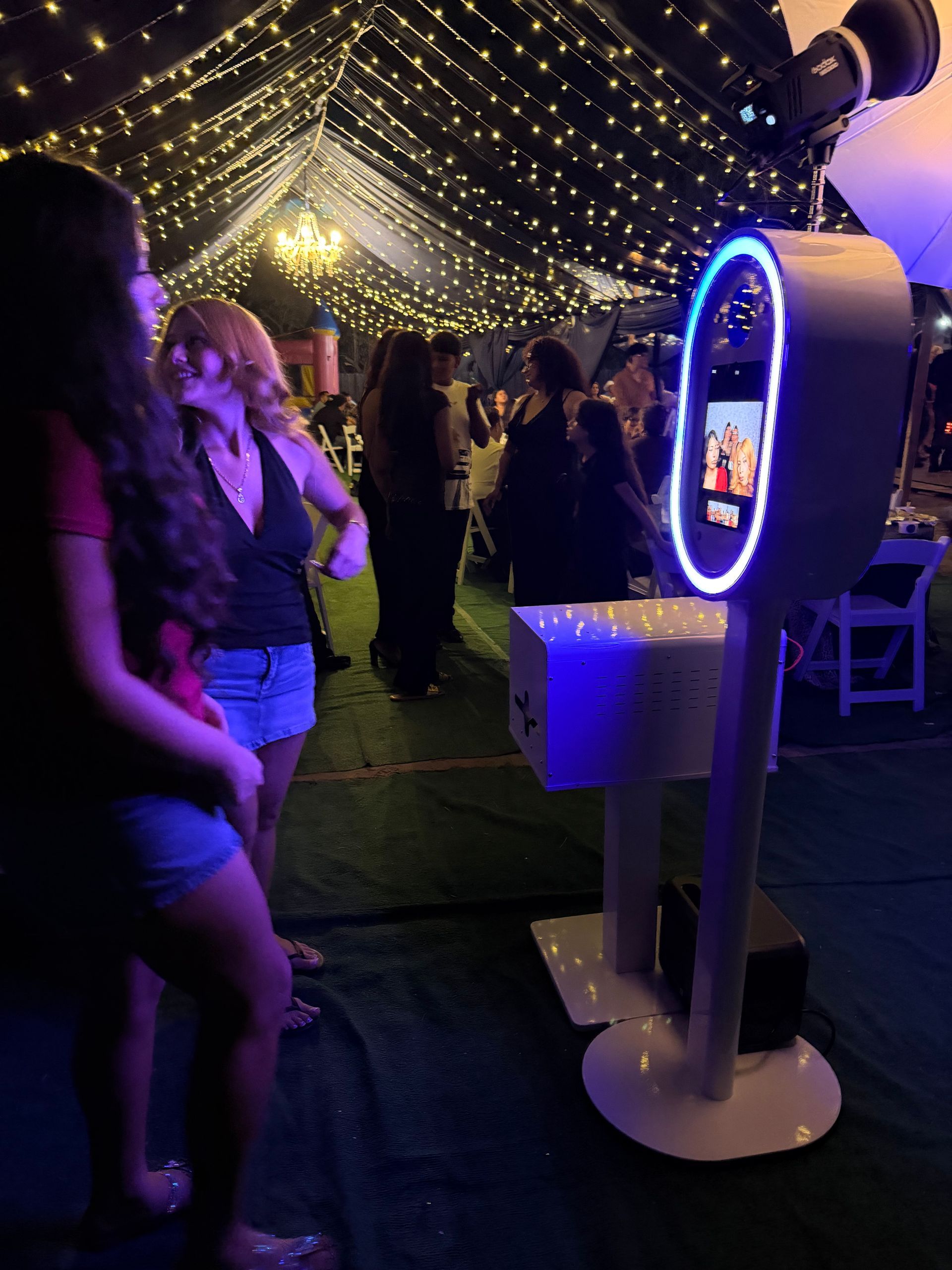 DSLR photo booth at Marleni’s Quinceañera in Riverside, CA