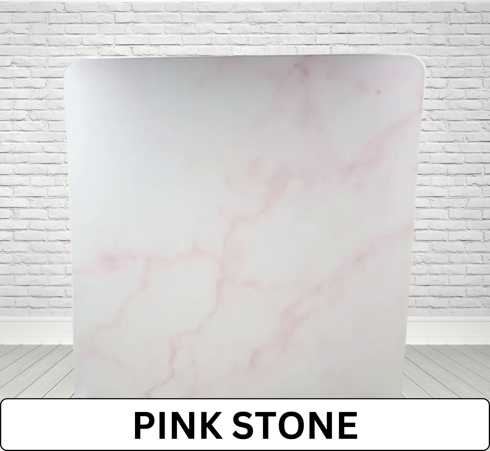 Pink Stone Photo Booth Backdrop