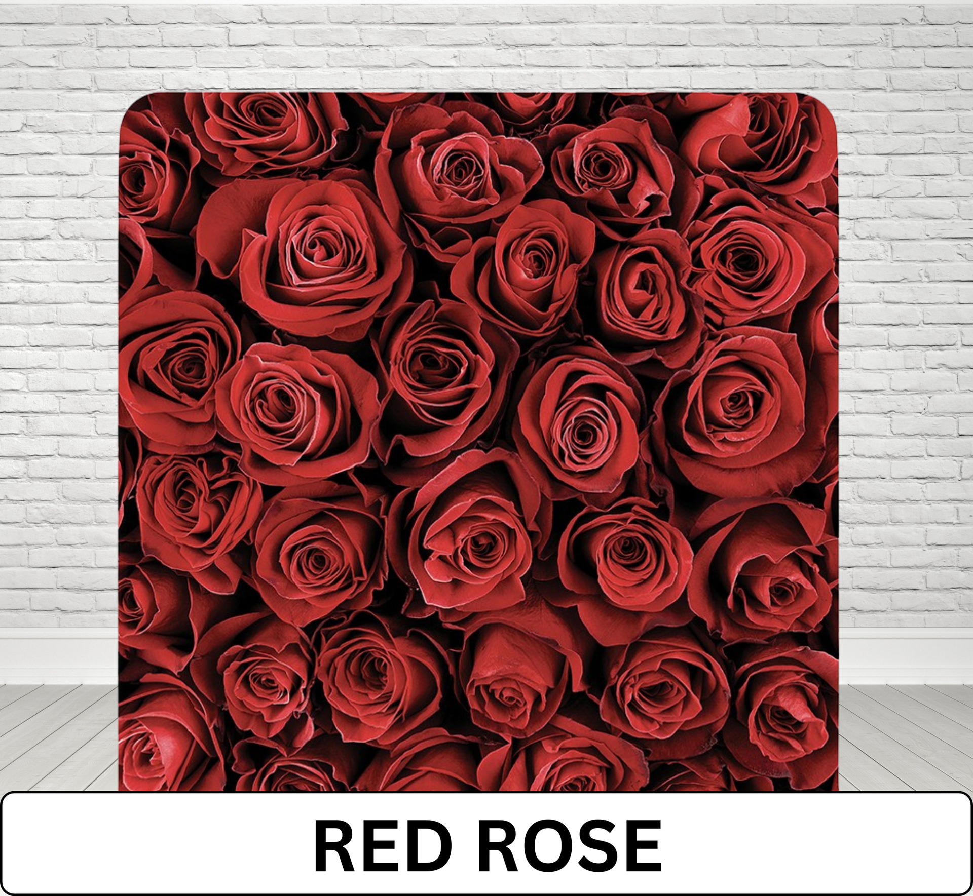 Red Rose Photo Booth Backdrop
