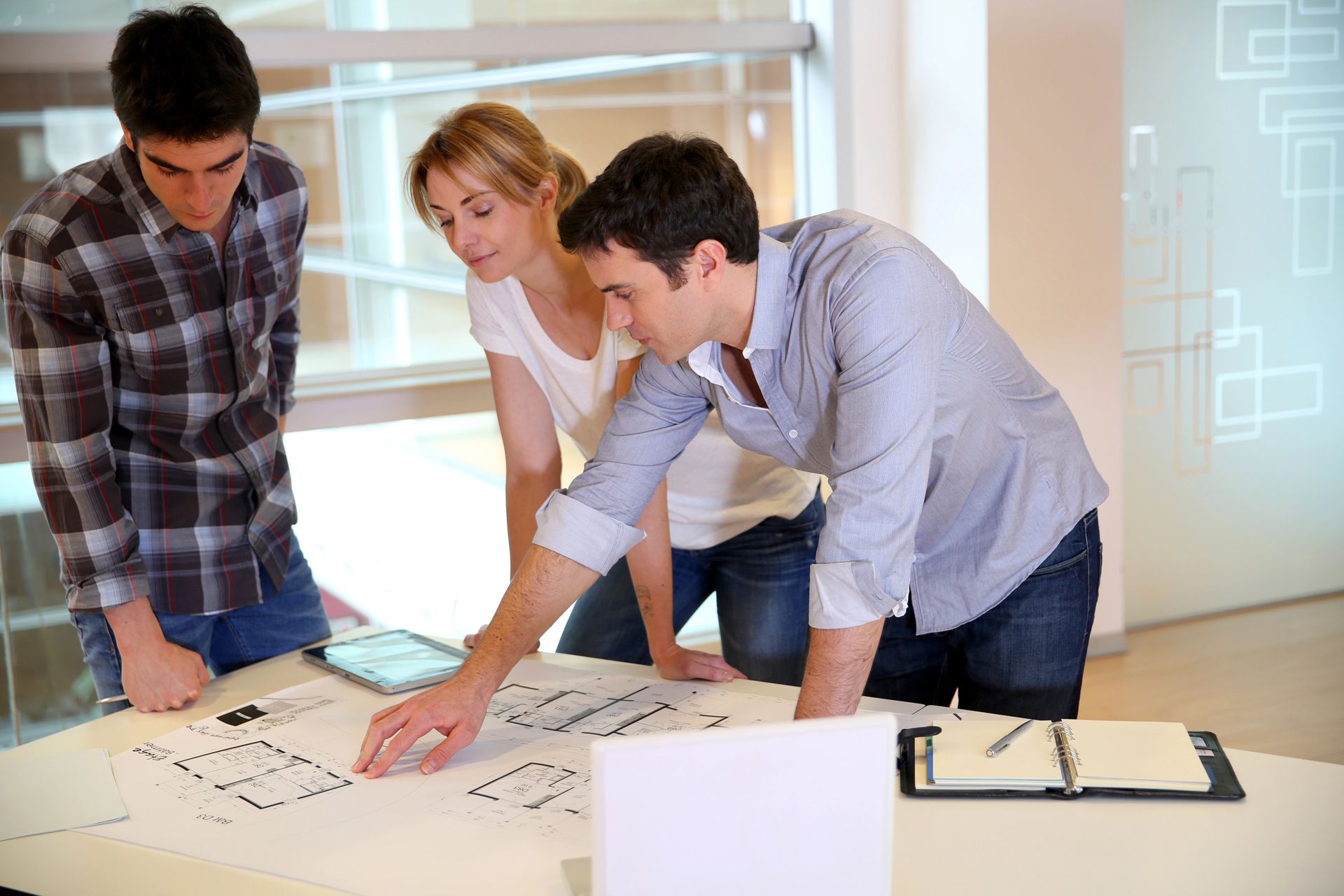 Architects Reviewing plans