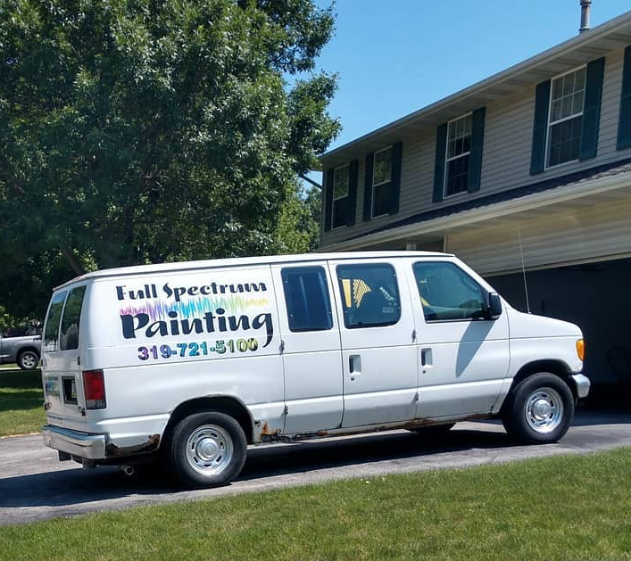 White van with 