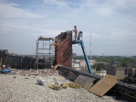 House Chimney Brick Wall
