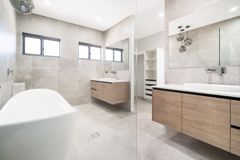 Bathroom design by Vanguard Homes, Sunshine Coast home builder