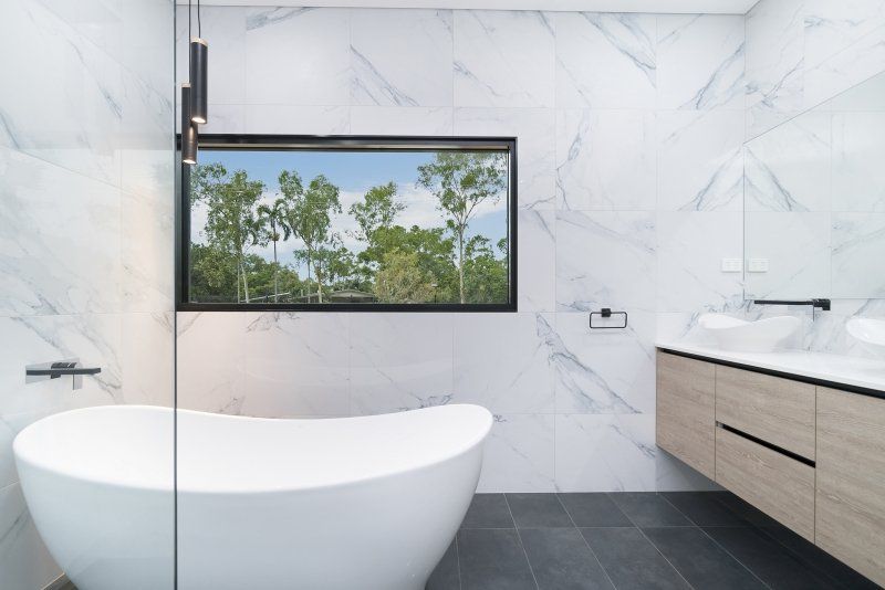 Bathroom design by Vanguard Homes, Sunshine Coast home builder