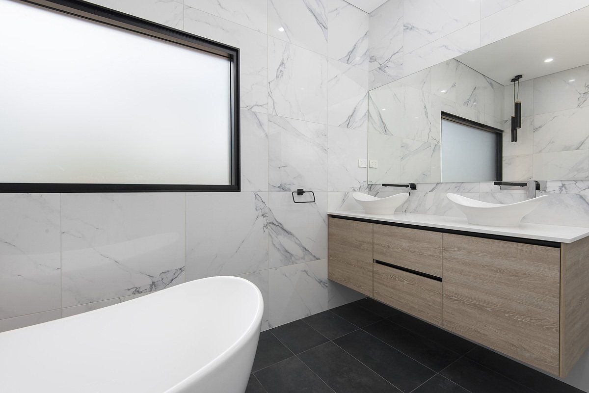 Bathroom design by Vanguard Homes, Sunshine Coast home builder