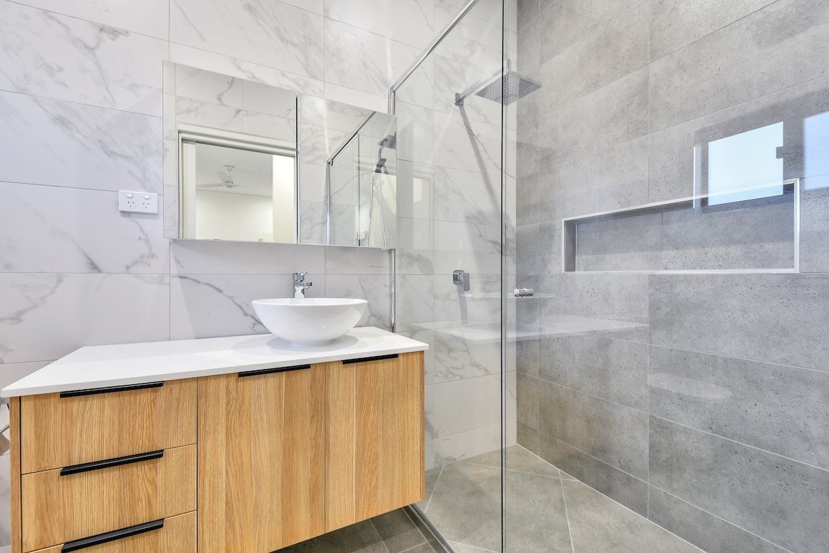 Bathroom design by Vanguard Homes, Sunshine Coast home builder