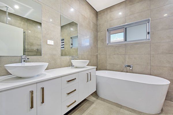 Bathroom design by Vanguard Homes, Sunshine Coast home builder