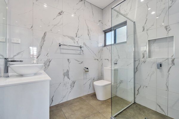 Bathroom design by Vanguard Homes, Sunshine Coast home builder