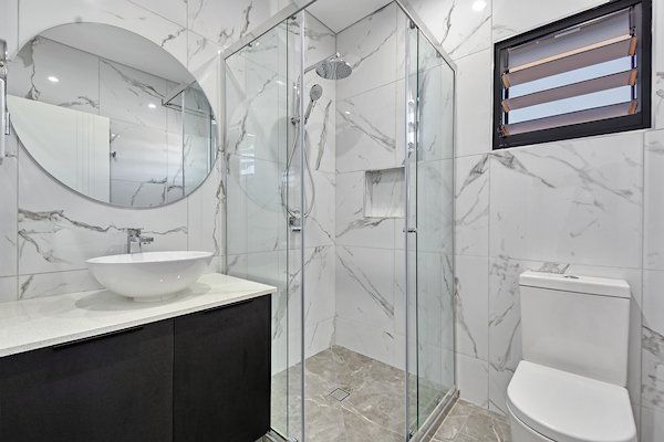 Bathroom design by Vanguard Homes, Sunshine Coast home builder