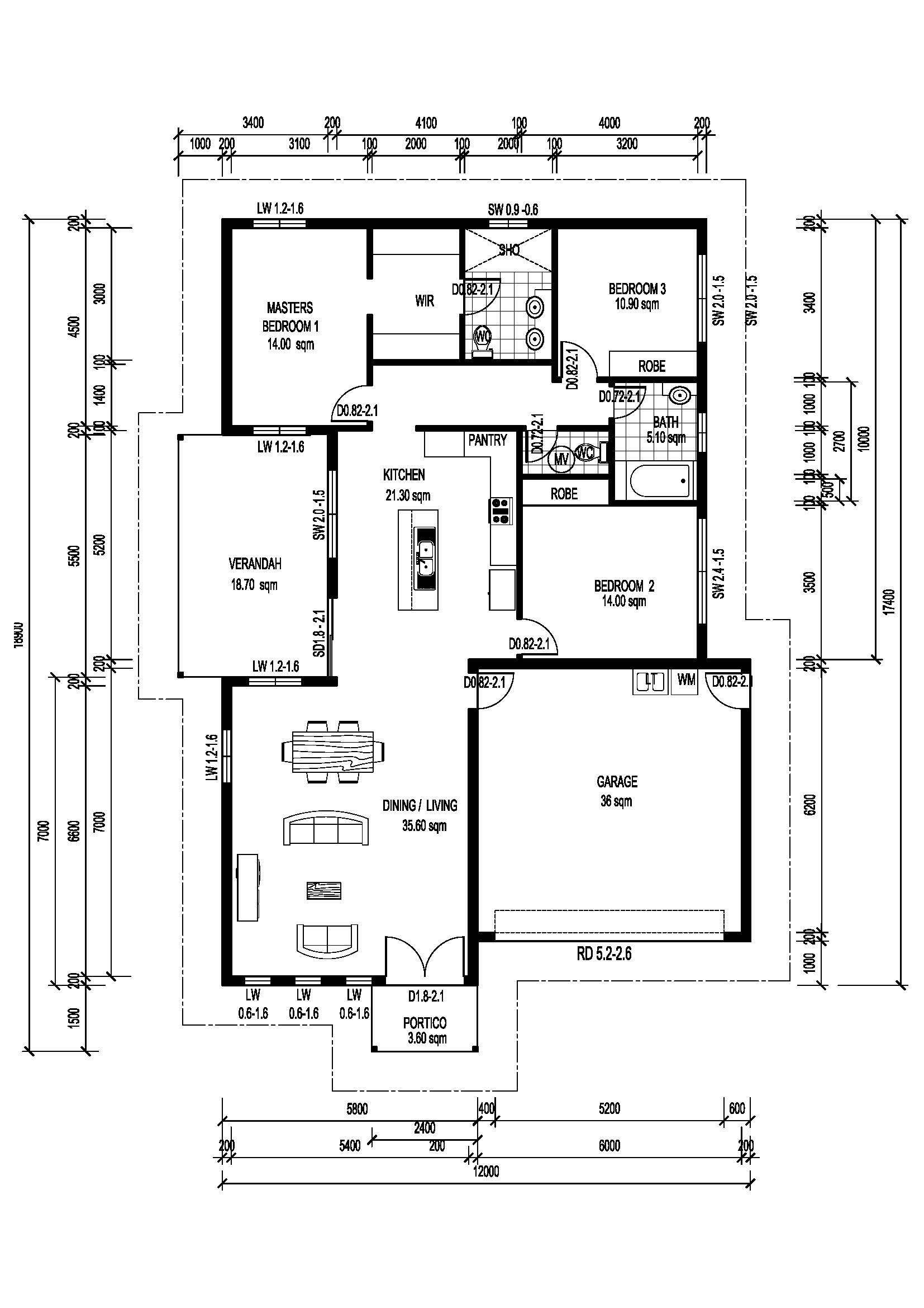 Bennison (Skillion Roof)