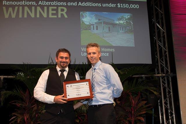 Vanguard Homes receiving building award