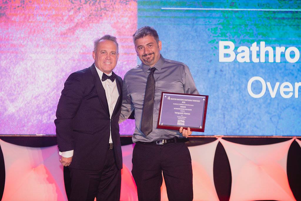 Vanguard Homes receiving building award