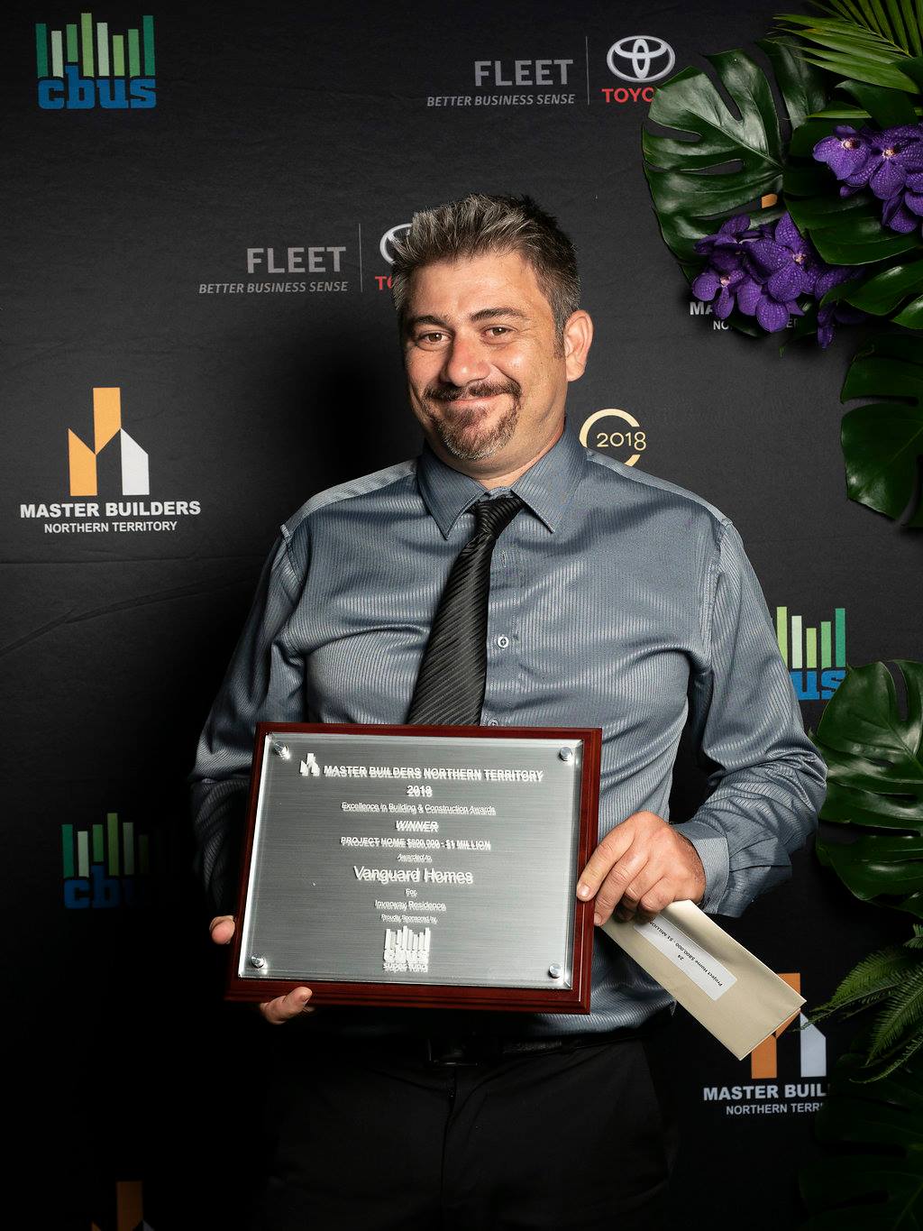 Vanguard Homes receiving building award