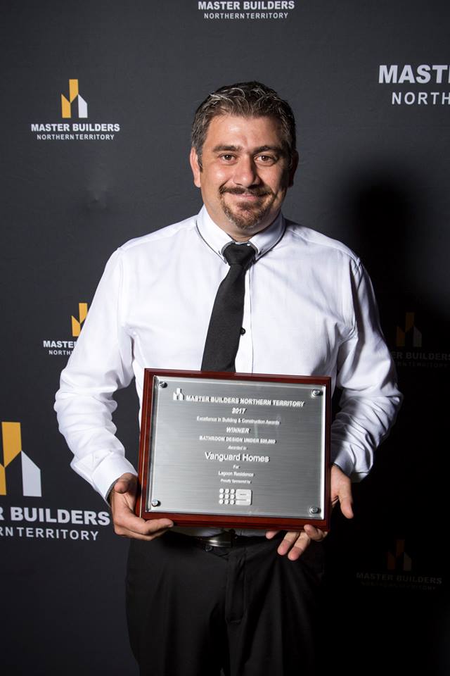 Vanguard Homes receiving building award