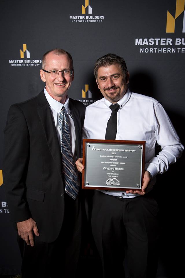 Vanguard Homes receiving building award