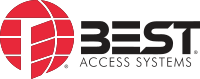 Un logo rouge et noir pour les meilleurs systèmes d'accès