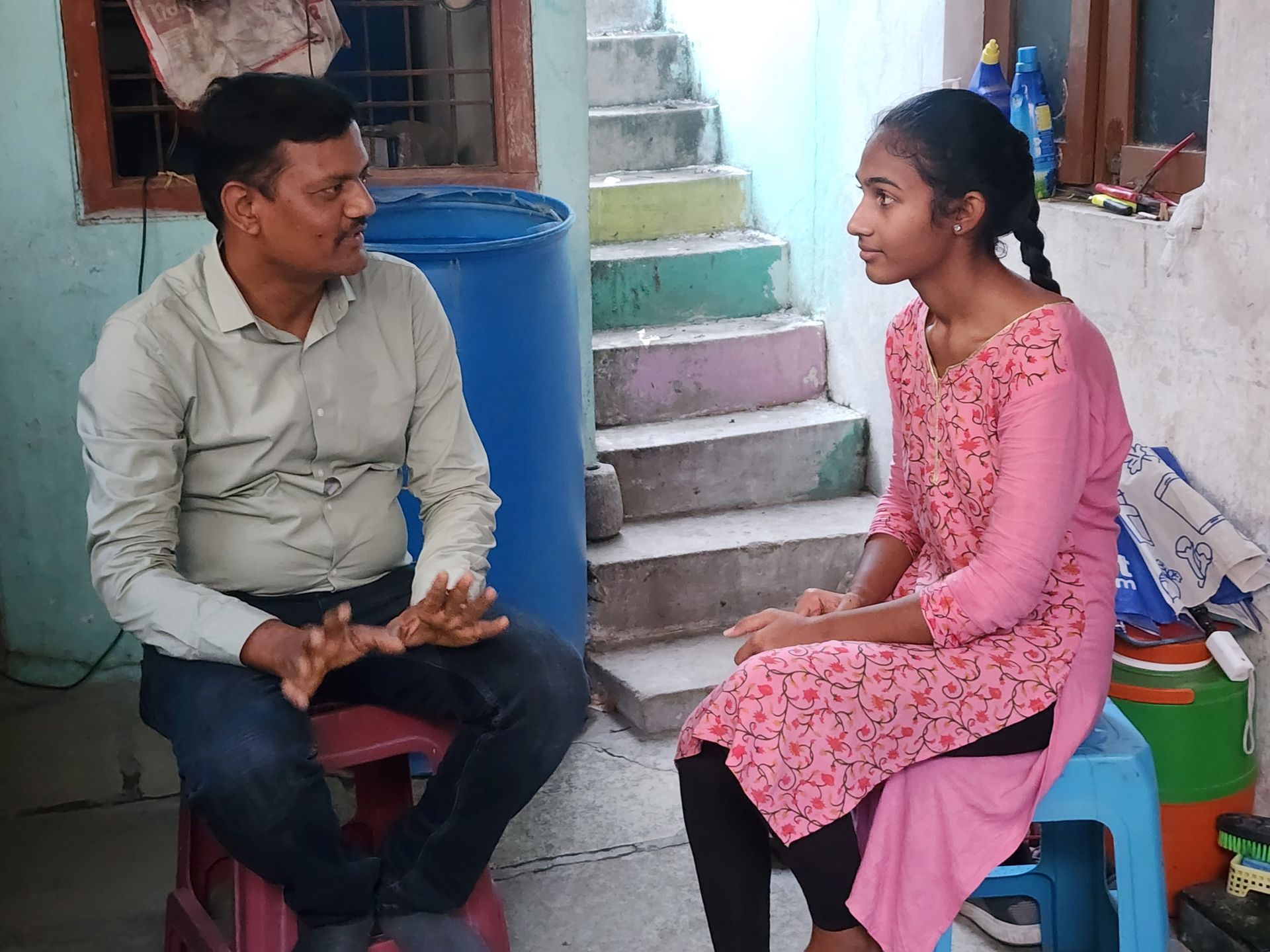 Advika's life changed through the support of our team of pastors, social workers, and staff.