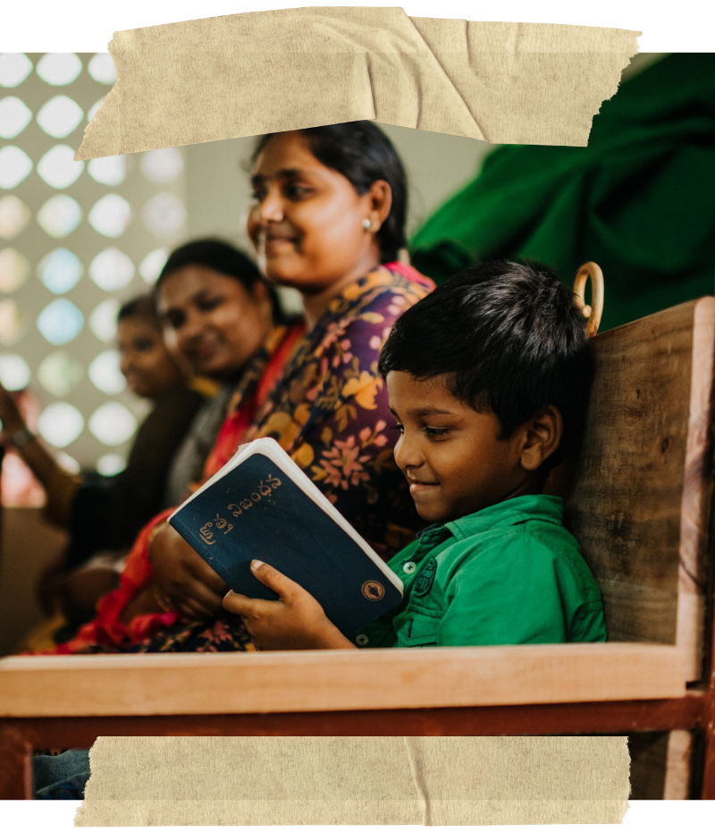 Donors can provide Bibles to children in their native language, which helps them experience Jesus from a young age