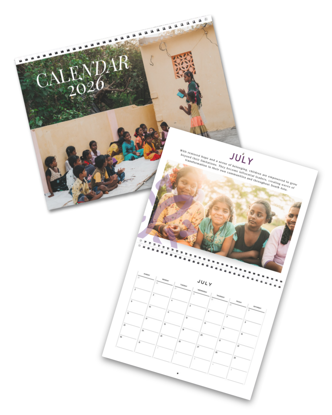 Restoring Hope's calendar is filled with photos from our work among orphaned & vulnerable children in South Asia.