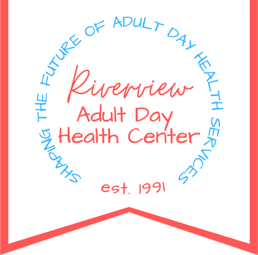 A logo for riverview adult day health center