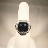 Black Stone Ring — Asheville, NC — Gold & Diamond Connection