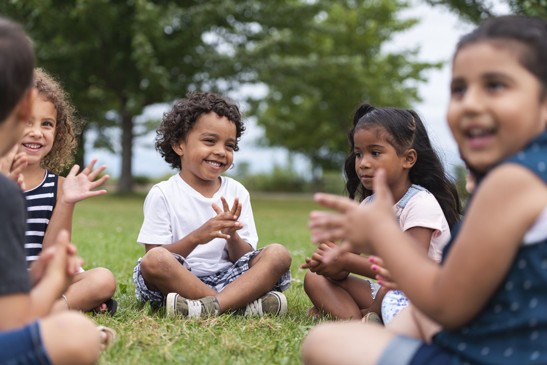 Kids Playing Outdoors — Raymore, MO — Young Professors Daycare, LLC