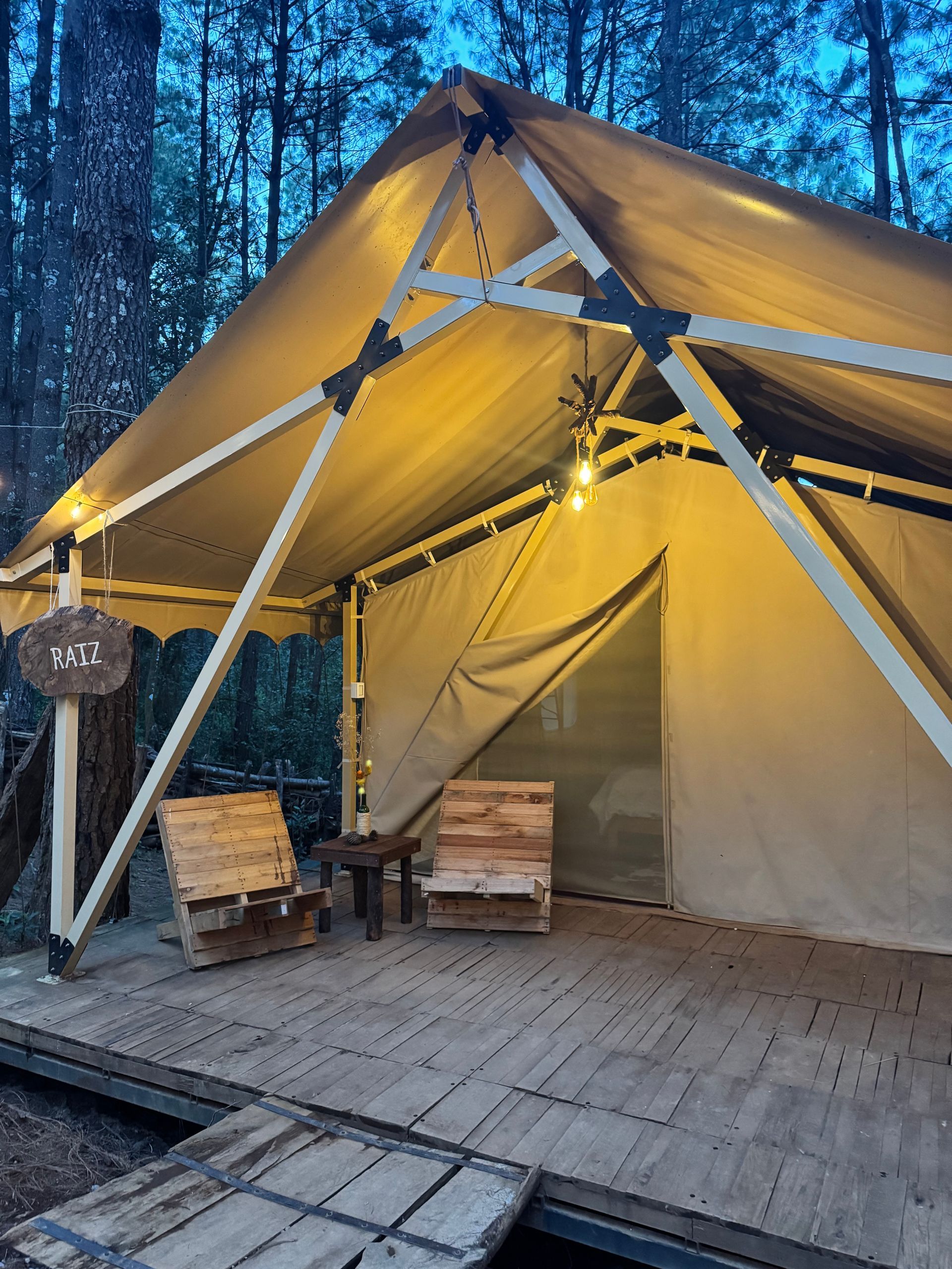 safari tent en valle de bravo 