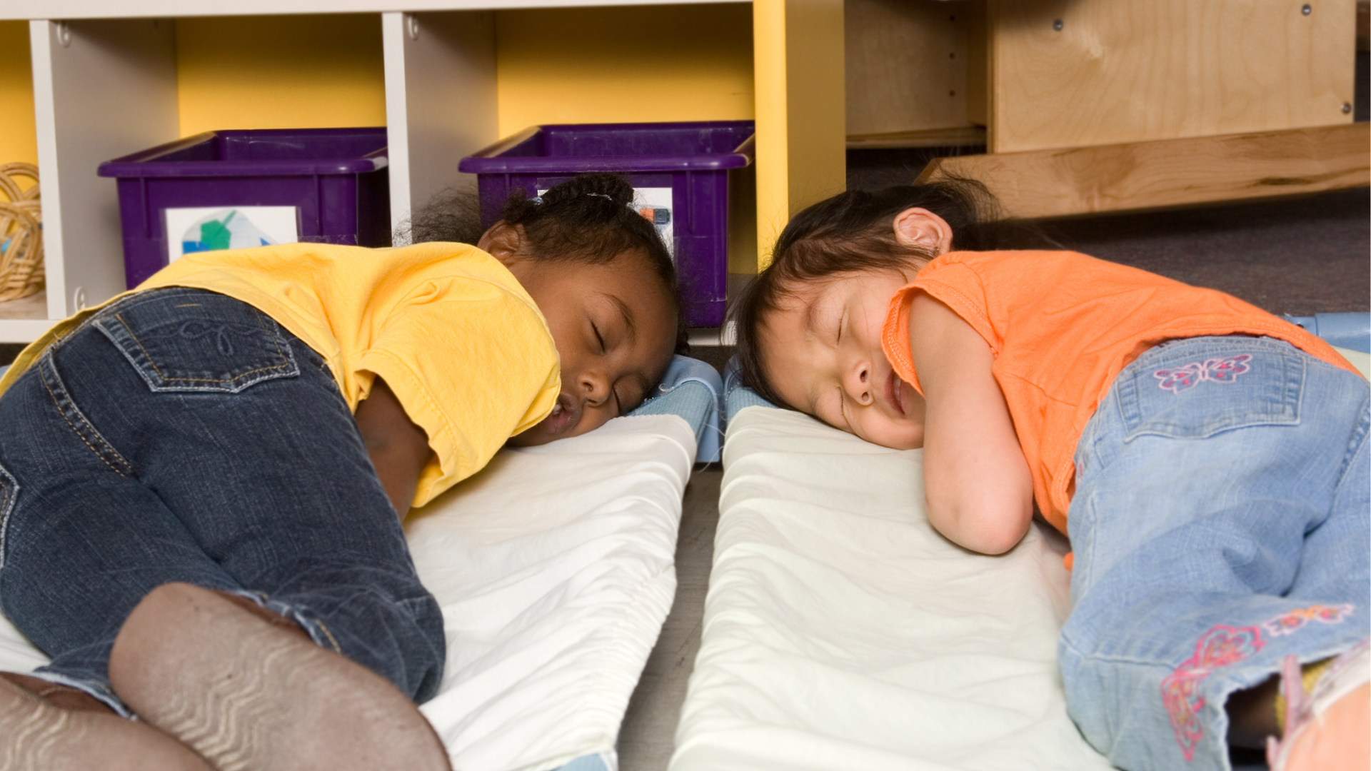 preschool rest time full-day program children napping