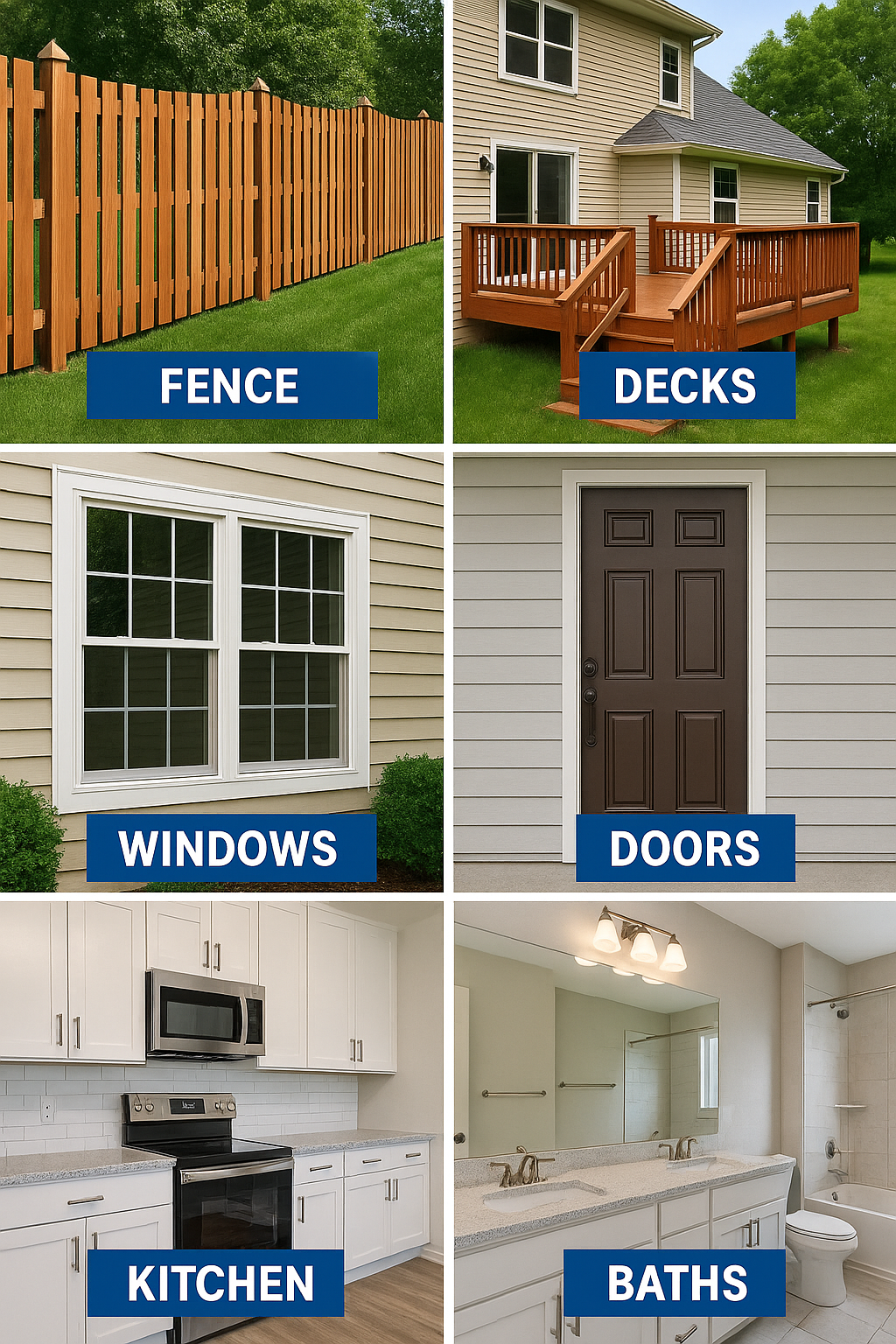 Fence and Deck installations for home improvement services