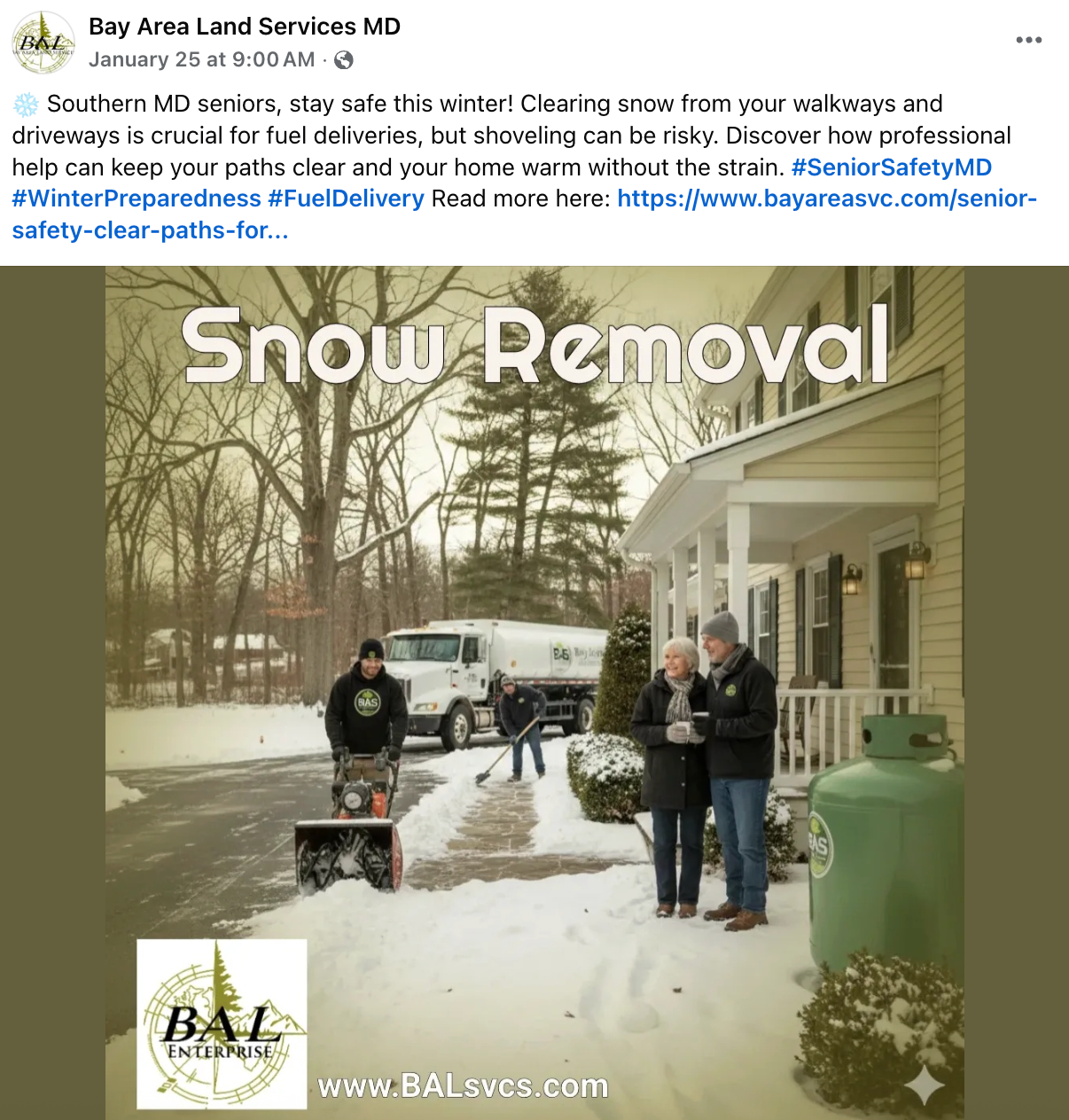 snow removal services in southern md