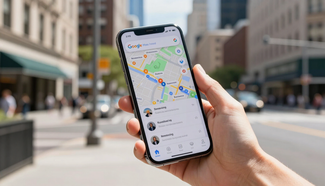 Local search results on a modern smartphone