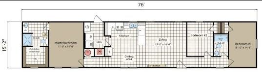 A floor plan of a house with a lot of rooms