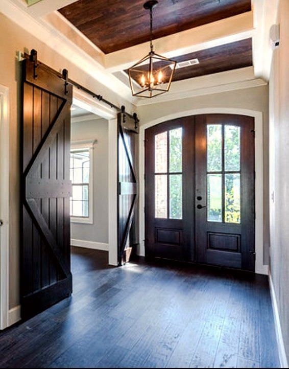 modern contemporary entryway
