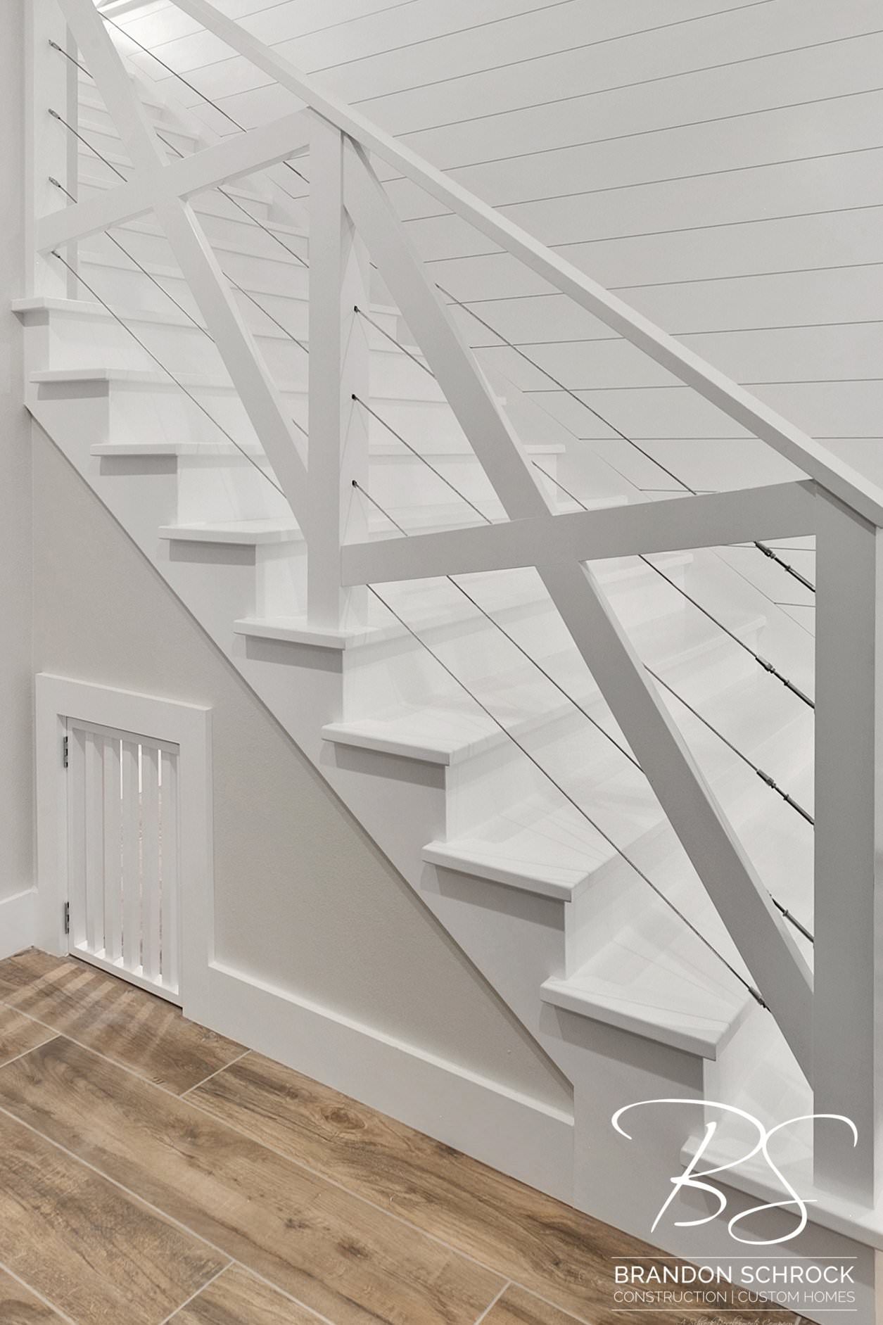 custom home build staircase inspiration