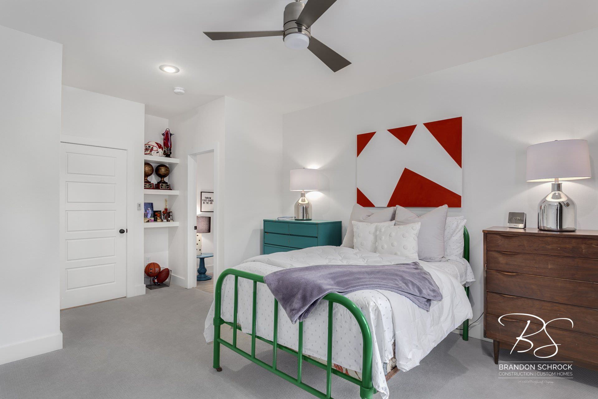 eclectic modern bedroom