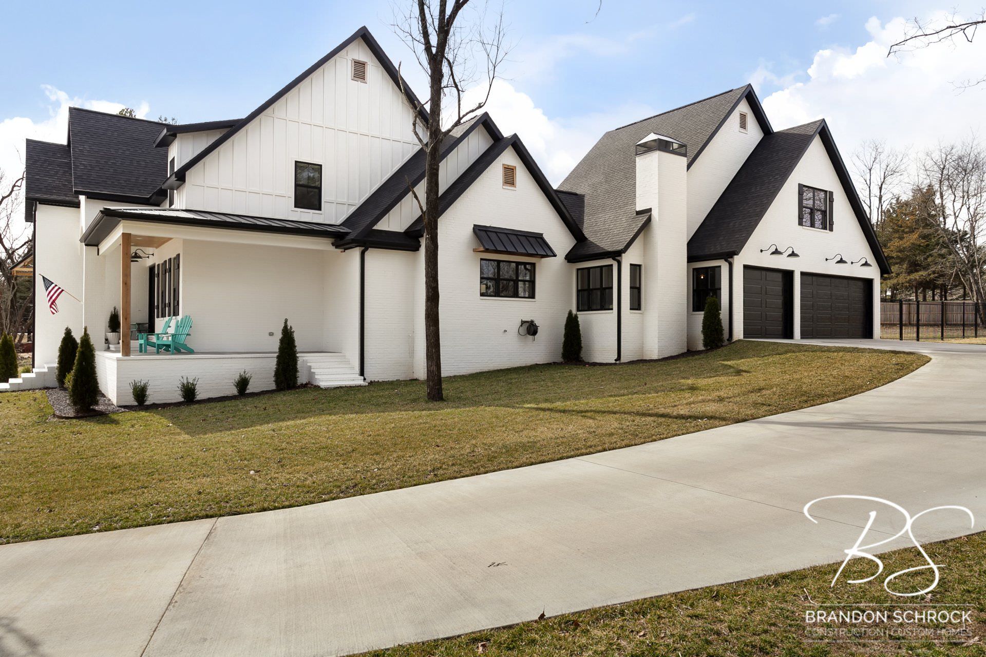 eclectic modern home exterior