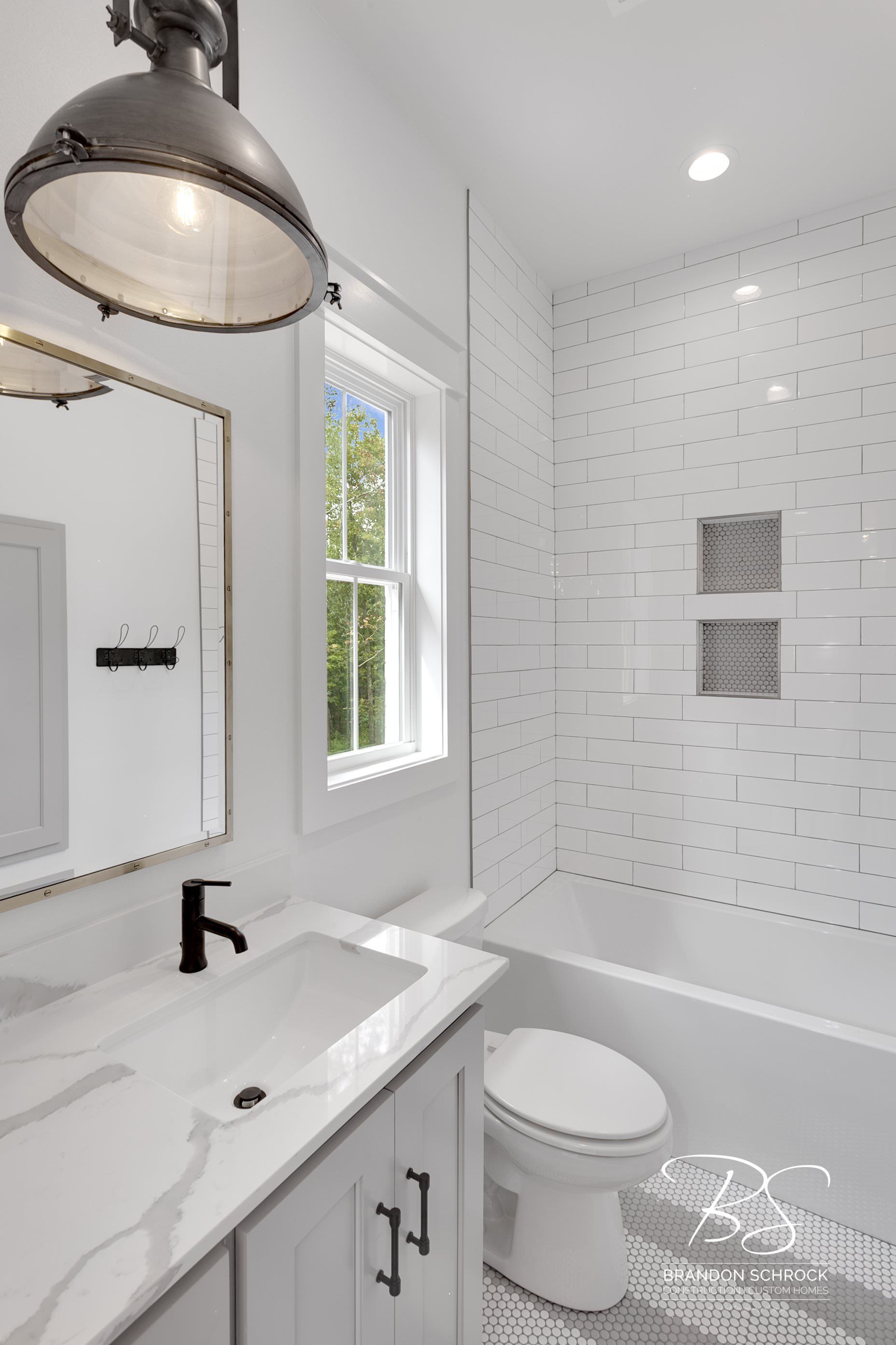 modern french country bathroom