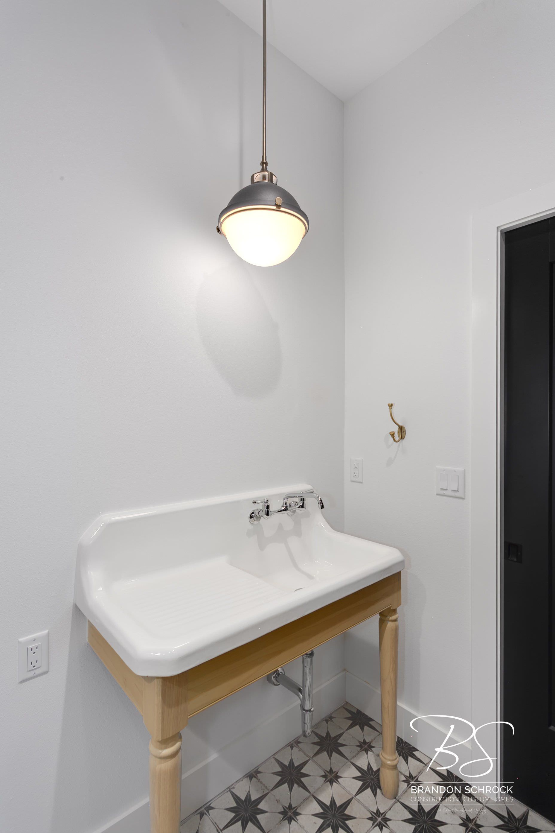 modern french country bathroom