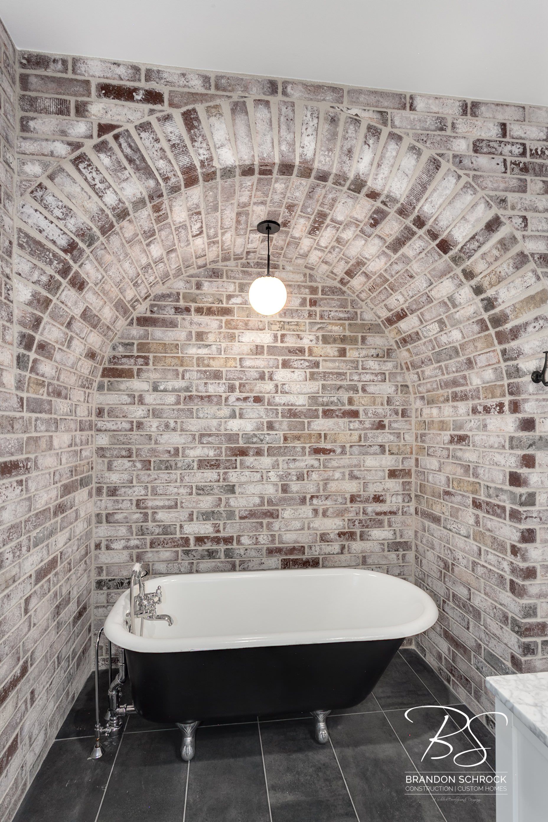 modern french country bathtub