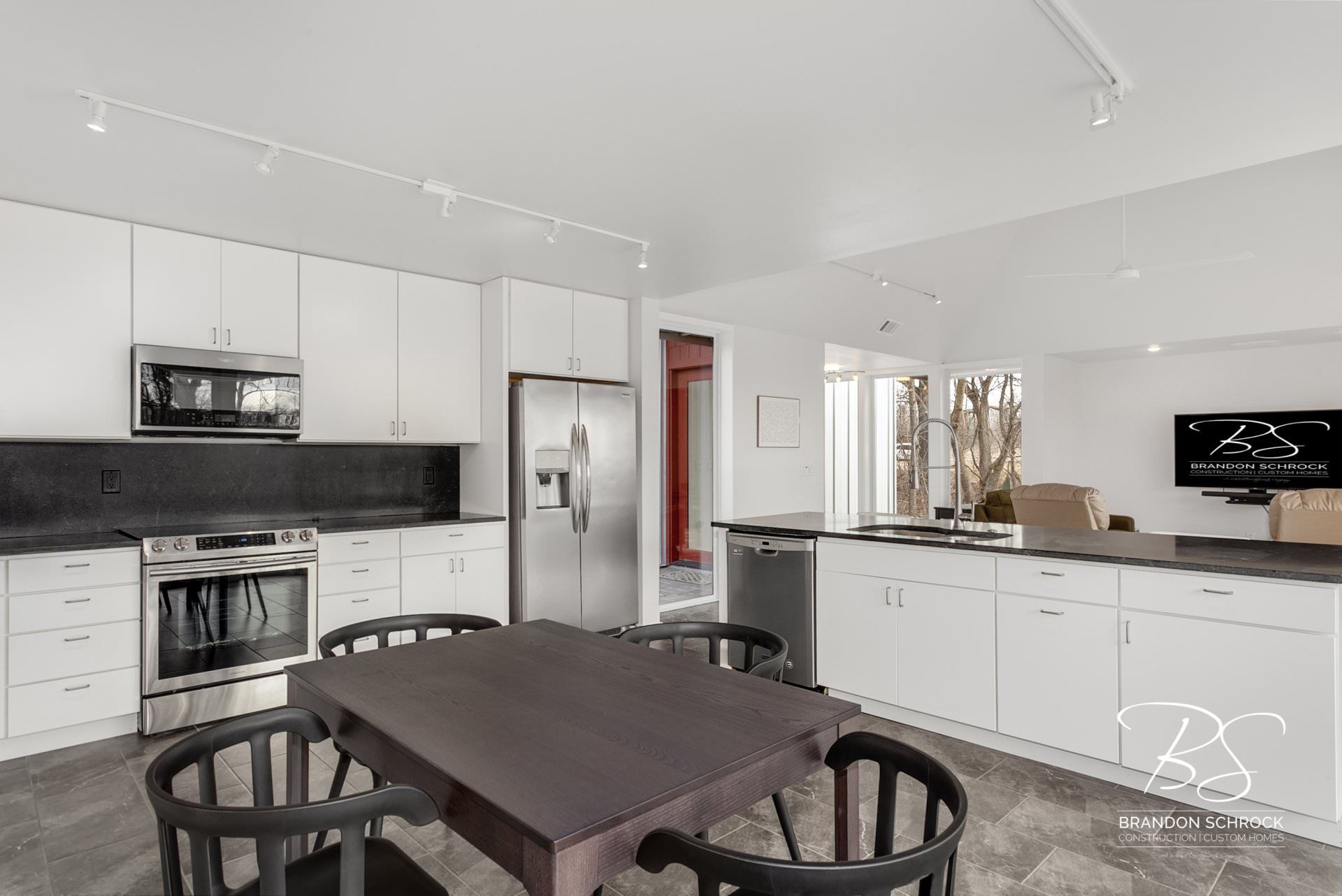 modern industrial kitchen