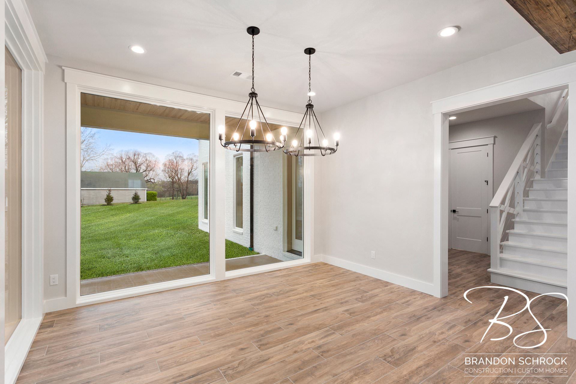 traditional modern farmhouse living area