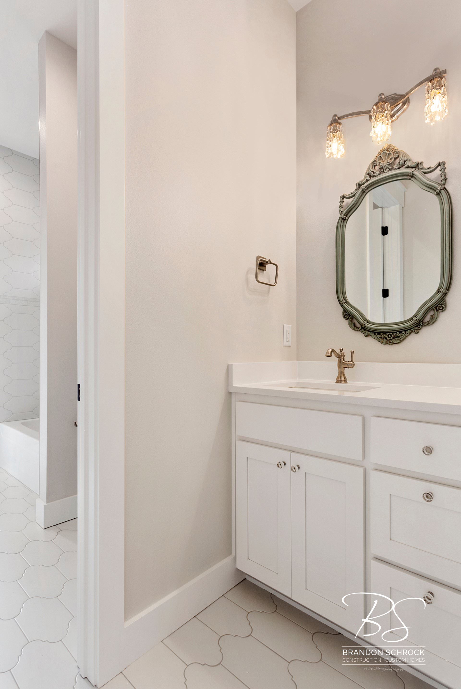 traditional modern farmhouse bathroom