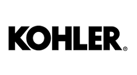 KOHLER logo in bold black letters on a white background